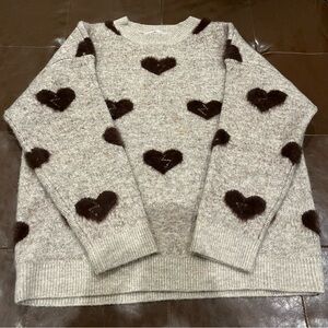 boutique heart sweater
